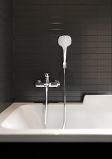 Hansgrohe Croma Select sprchový set v provedení bílá a chrom s ruční sprchou, hadicí a držákem