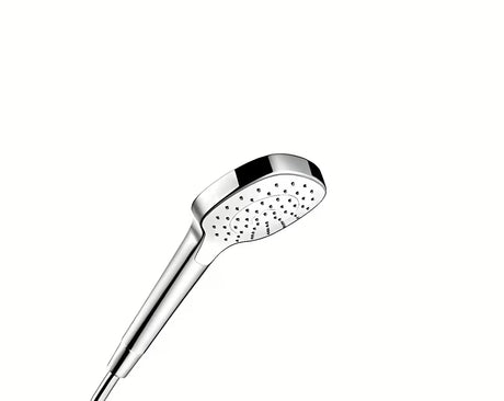 Hansgrohe Croma Select E sprchový set v provedení bílá a chrom s ruční sprchou, tyčí Unica a hadicí