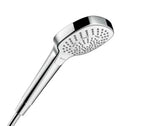 Hansgrohe Croma Select E sprchový set v provedení bílá a chrom s ruční sprchou a tyčí Unica
