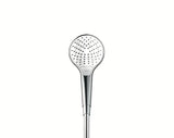 Sprchový set Hansgrohe Croma Select S v bílé a chromu s ruční sprchou 3jet, tyčí Unica a hadicí 1,60 m.