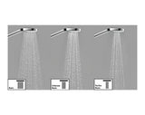 Sprchový set Hansgrohe Croma Select S v bílé a chromu s ruční sprchou 3jet, tyčí Unica a hadicí 1,60 m.