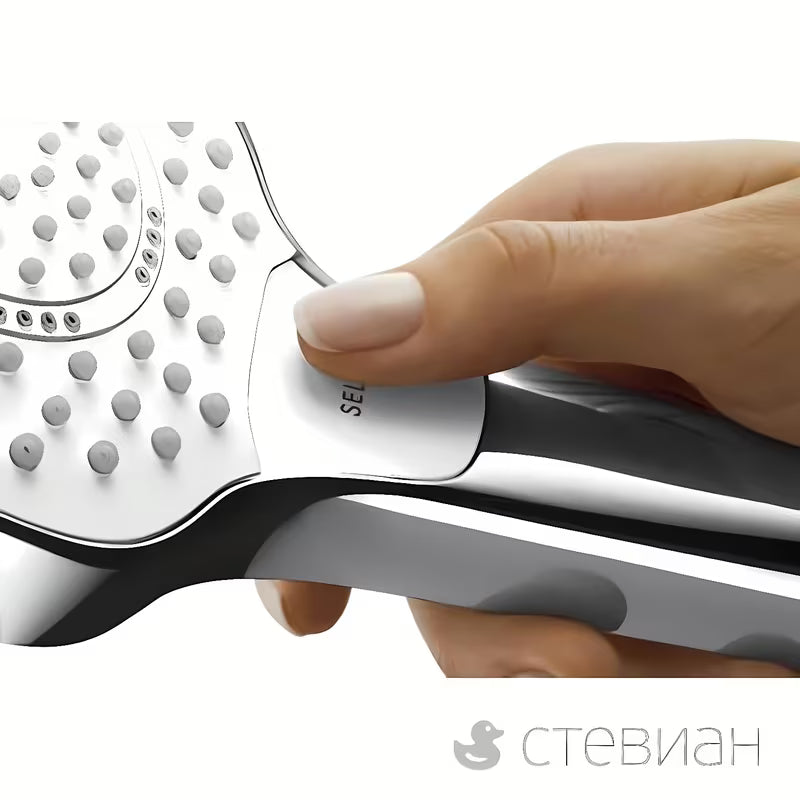 Hansgrohe Croma Select S sprchový set v bílé a chromu s ruční sprchou 1jet a sprchovou tyčí Unica