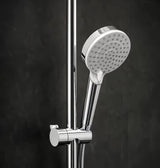 Hansgrohe Crometta E sprchový systém s termostatickou baterií v chromu s horní a ruční sprchou