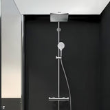 Hansgrohe Crometta E sprchový systém s termostatickou baterií v chromu s horní sprchou 240 mm a ruční sprchou