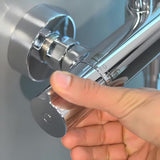 Hansgrohe Crometta E sprchový systém s termostatickou baterií v chromu s horní sprchou 240 mm a ruční sprchou