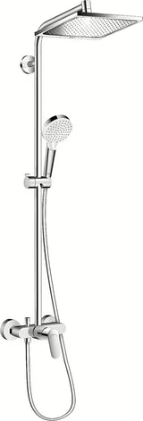 Hansgrohe Crometta E sprchový systém v chromu s horní sprchou 240x240 mm a ruční sprchou