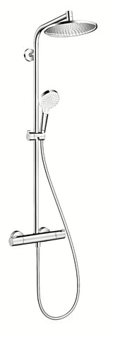 Hansgrohe Crometta S sprchový systém s termostatickou baterií, horní sprcha 240 mm a ruční sprcha, chrom