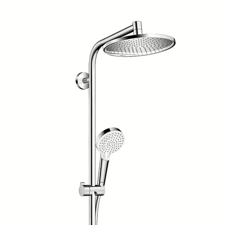 Hansgrohe Crometta S sprchový systém v chromu s horní sprchou a ruční sprchou