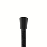 Textilní sprchová hadice hansgrohe Designflex v matně černé barvě o délce 1,60 m