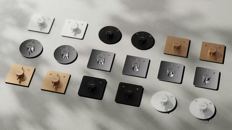 Podomítková sprchová baterie hansgrohe DuoTurn Q v chromovém provedení pro ovládání dvou spotřebičů