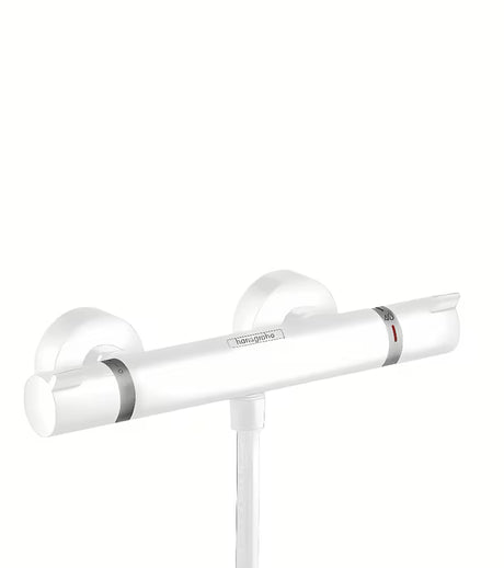 Hansgrohe Ecostat Comfort termostatická sprchová baterie na stěnu v matné bílé barvě