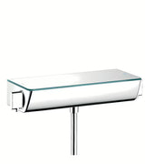Hansgrohe Ecostat Select termostatická sprchová baterie v chromu s poličkou ze zrcadlového bezpečnostního skla
