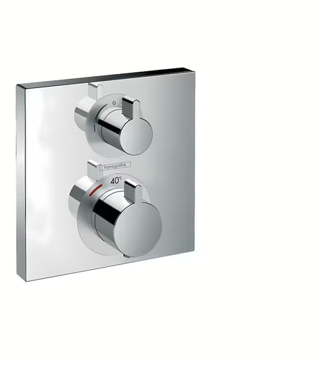 Hansgrohe Ecostat Square termostatická podomítková sprchová baterie v chromovém provedení