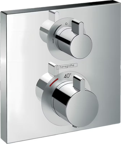 Hansgrohe Ecostat Square termostatická podomítková sprchová baterie v chromovém provedení