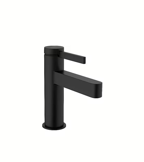 Hansgrohe Finoris umyvadlová baterie v matně černé s odtokovou soupravou Push-open
