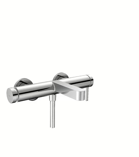 Nástěnná vanová páková baterie hansgrohe Finoris v chromovém provedení s tlačítkem Select
