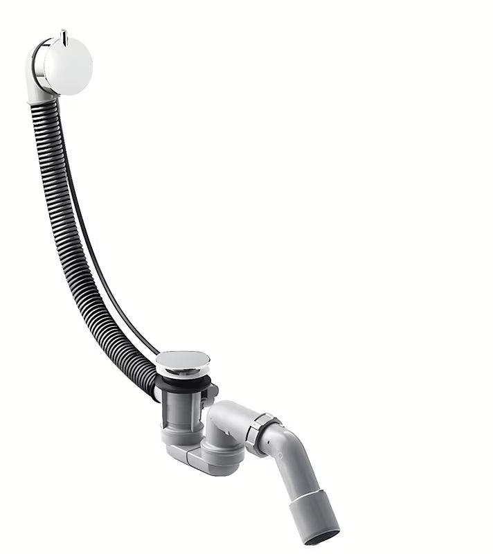 Hansgrohe Flexaplus vanový automat v chromovém provedení pro standardní vany