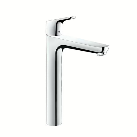 Hansgrohe Focus vysoká páková umyvadlová baterie v chromovém provedení s odtokovou soupravou