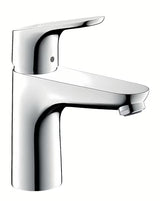 Chromová umyvadlová baterie Hansgrohe Focus 100 s pákovým ovládáním a výpustí s táhlem
