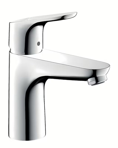 Chromová umyvadlová baterie Hansgrohe Focus 100 s pákovým ovládáním a výpustí s táhlem