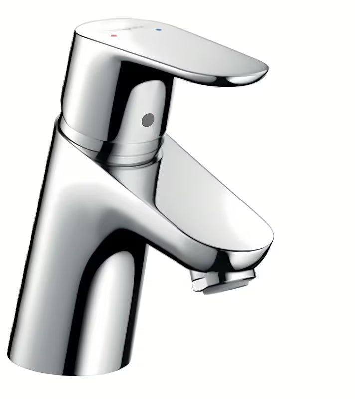 Hansgrohe Focus páková stojánková umyvadlová baterie v chromovém provedení bez výpusti.