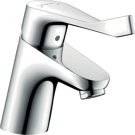 Chromová páková umyvadlová baterie Hansgrohe Focus s výpustí a laminárním proudem