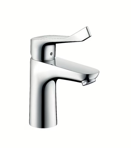 Chromová páková umyvadlová baterie Hansgrohe Focus bez výpusti s laminárním proudem