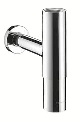 Chromový umyvadlový sifon Hansgrohe Flowstar s nastavením 65–165 mm