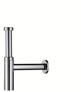 Chromový umyvadlový sifon Hansgrohe Flowstar pro elegantní instalaci v koupelně.