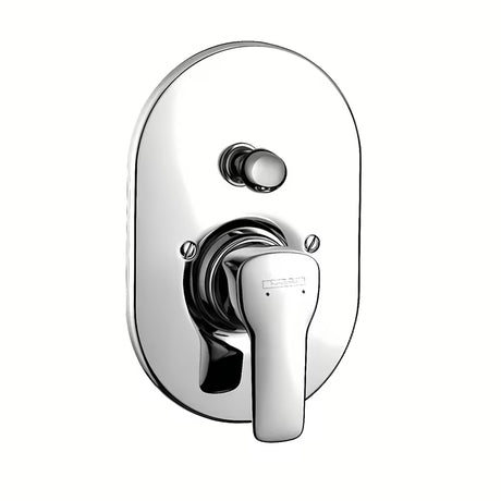Hansgrohe HG248 podomítková sprchová a vanová baterie v chromovém provedení v oblém designu.