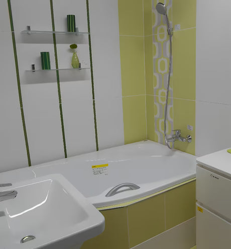 Nástěnná páková vanová baterie Hansgrohe HG248 v chromovém provedení s technologií AirPower
