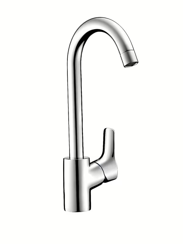 Chromová stojánková dřezová baterie Hansgrohe HG248 s otočným raménkem a pákovým ovládáním