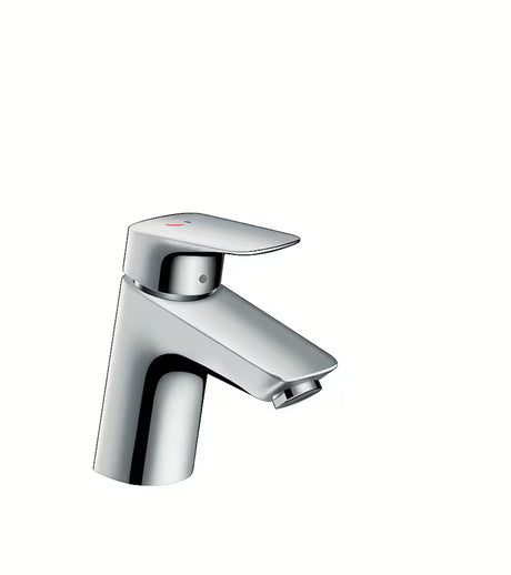 Chromová páková umyvadlová baterie hansgrohe Logis 70 CoolStart bez odtokové soupravy