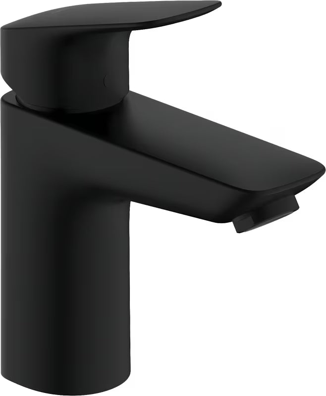 Hansgrohe Logis svirtinis praustuvo maišytuvas su praustuvo dugno vožtuvas matinės juodos spalvos