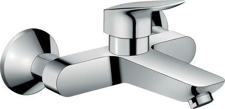 Nástěnná páková umyvadlová baterie hansgrohe Logis v chromovém provedení