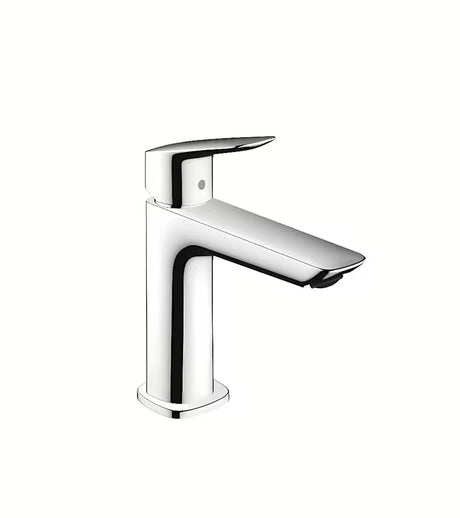 Chromová páková umyvadlová baterie Hansgrohe Logis Fine CoolStart bez výpusti