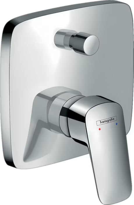 Podomítková páková sprchová a vanová baterie hansgrohe Logis v chromovém provedení