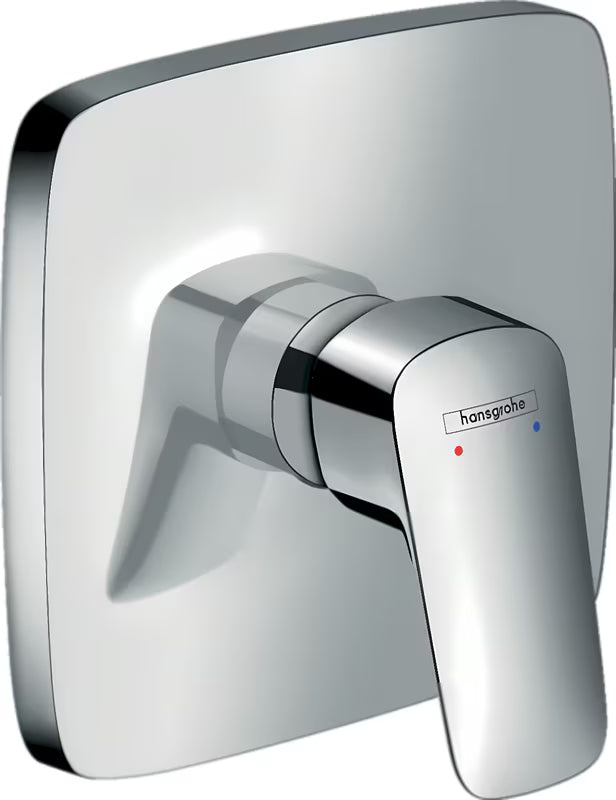 Podomítková páková sprchová baterie hansgrohe Logis v chromovém provedení na stěnu