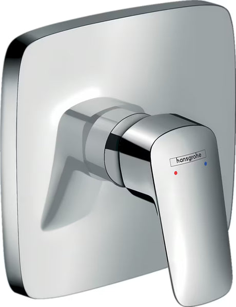 Podomítková páková sprchová baterie hansgrohe Logis v chromovém provedení na stěnu