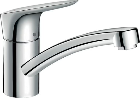 Hansgrohe Logis M31 páková stojánková dřezová baterie v chromu s otočným ramínkem