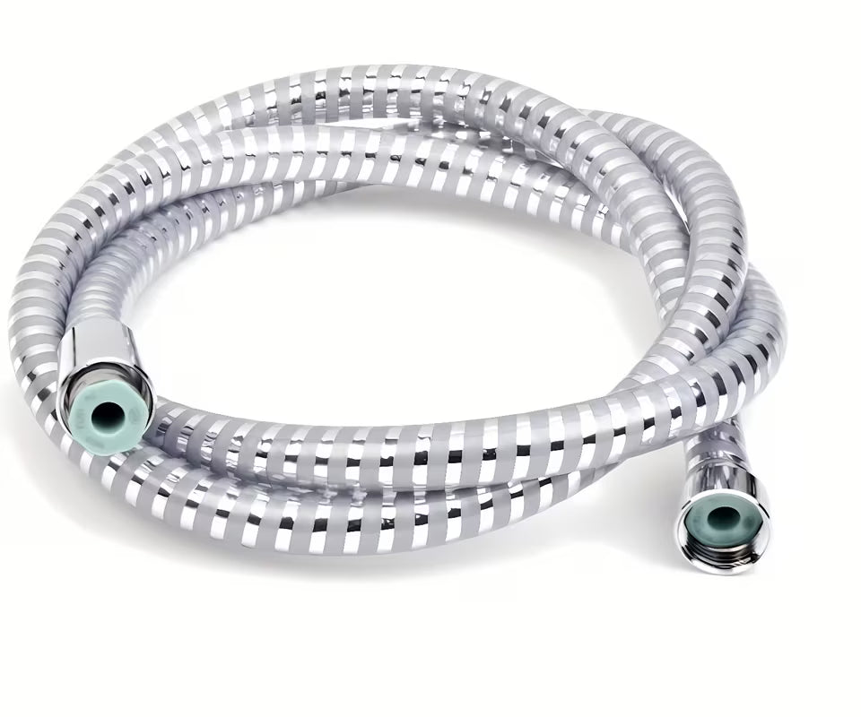 Sprchová hadice Hansgrohe Metaflex v chromovém vzhledu, délka 1,25 m, se závitem G ½.