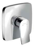 Podomítková páková sprchová baterie Hansgrohe Metris v chromovém provedení