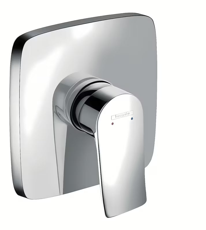Podomítková páková sprchová baterie Hansgrohe Metris v chromovém provedení