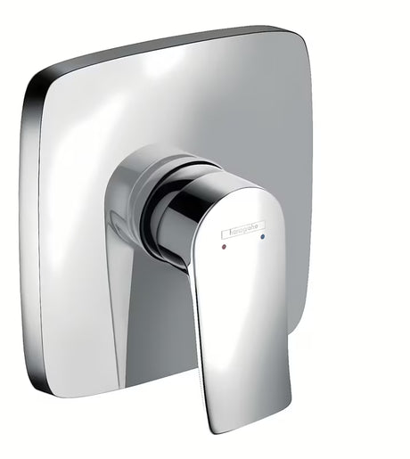 Podomítková páková sprchová baterie Hansgrohe Metris v chromovém provedení