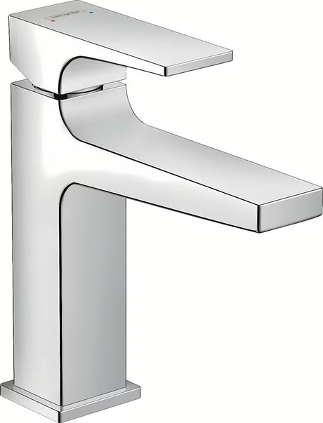 Chromová umyvadlová páková baterie Hansgrohe Metropol s odtokovou soupravou push-open