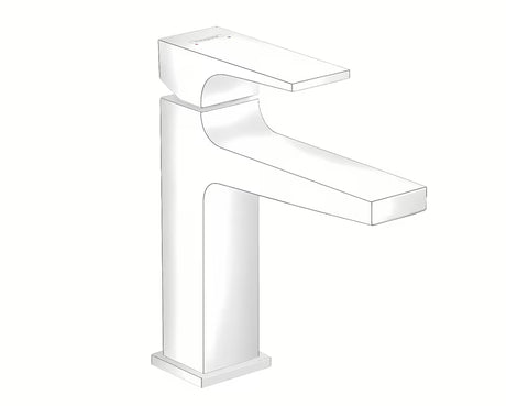 Hansgrohe Metropol páková umyvadlová baterie v matné bílé s odtokem push-open