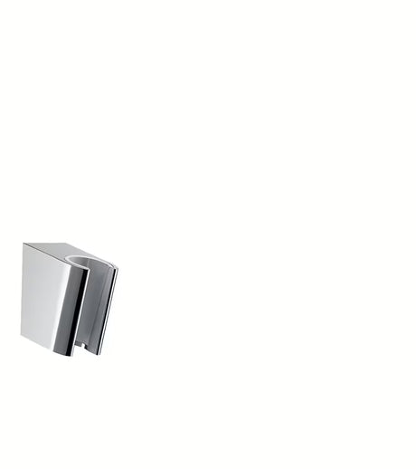 Hansgrohe Porter držák sprchy v chromovém provedení s oblým designem a pevnou polohou.