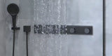 Hansgrohe Porter E pevný držák ruční sprchy v matně černé barvě pro montáž na stěnu