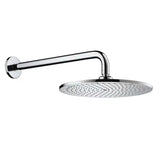 Chromová hlavová sprcha Hansgrohe Raindance S 300 mm včetně sprchového ramena pro montáž na stěnu.