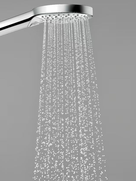 Ruční sprcha Hansgrohe Raindance Select S v chromu s tlačítkem Select a třemi typy proudu